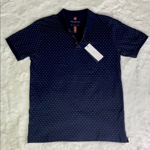 Denim & Flower Other - Denim and Flower Navy Blue Short Sleeve Polo M